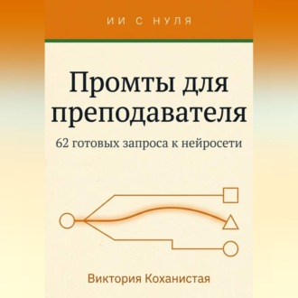 Обложка книги «Cloude - Промты для преподавателя. 62 промта под работу учителя, преподавателя вуза и репетитора»