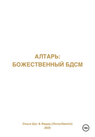 Обложка книги «Алтарь: Божественный БДСМ»