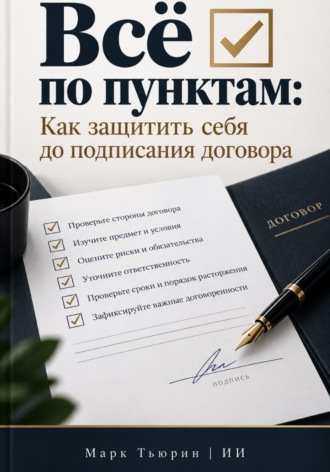 Обложка книги «Всё по пунктам: Как защитить себя до подписания договора»