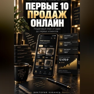 Обложка книги «ПЕРВЫЕ 10 ПРОДАЖ ОНЛАЙН»