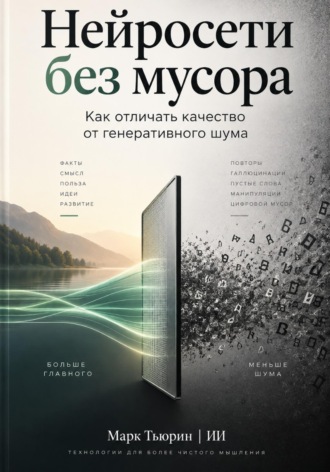 Обложка книги «Нейросети без мусора: Как отличать качество от генеративного шума»