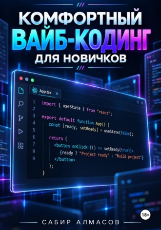 Обложка книги «Комфортный вайб-кодинг для новичков»