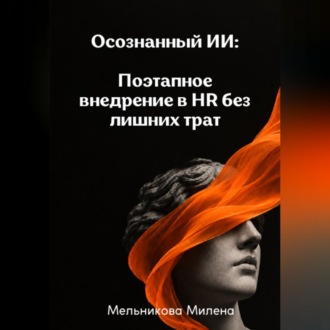 Обложка книги «Осознанный ИИ: Поэтапное внедрение в HR без лишних трат»