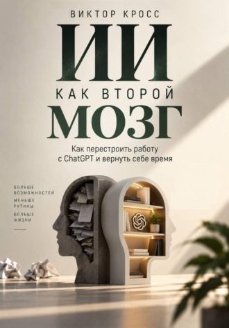 Обложка книги «ИИ как второй мозг. Как перестроить работу с ChatGPT и вернуть себе время»