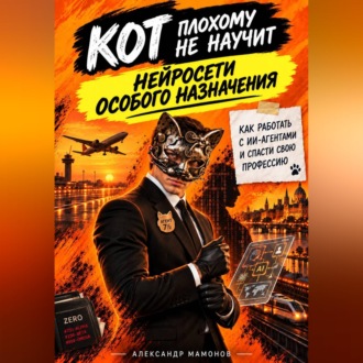 Обложка книги «Кот плохому не научит. Нейросети особого назначения»