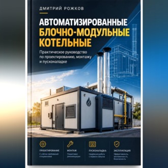 Обложка книги «Автоматизированная блочно-модульная котельная. Практическое руководство по проектированию, монтажу и пусконаладке»