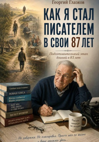 Обложка книги «Как я стал писателем в свои 87 лет»