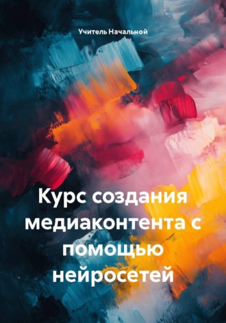 Обложка книги «Курс создания медиаконтента с помощью нейросетей»