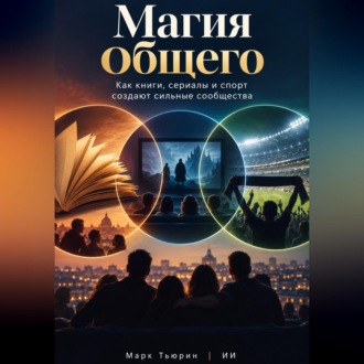 Обложка книги «Магия общего: Как книги, сериалы и спорт создают сильные сообщества»