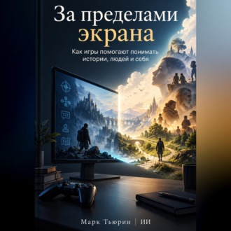 Обложка книги «За пределами экрана: Как игры помогают понимать истории, людей и себя»