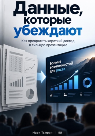 Обложка книги «Данные, которые убеждают: Как превратить короткий доклад в сильную презентацию»
