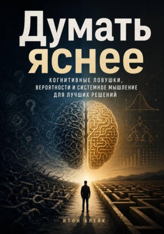 Обложка книги «Думать яснее. Когнитивные ловушки, вероятности и системное мышление для лучших решений»