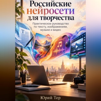 Обложка книги «Российские нейросети для творчества - практическое руководство по тексту, изображениям, музыке и видео»