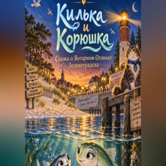 Обложка книги «Килька и Корюшка. Сказка о Янтарном Огоньке Зеленоградска»