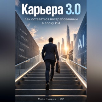 Обложка книги «Карьера 3.0: Как оставаться востребованным в эпоху ИИ»