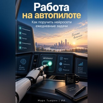 Обложка книги «Работа на автопилоте: Как поручить нейросети ежедневные задачи»