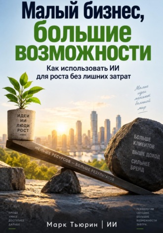 Обложка книги «Малый бизнес, большие возможности: Как использовать ИИ для роста без лишних затрат»