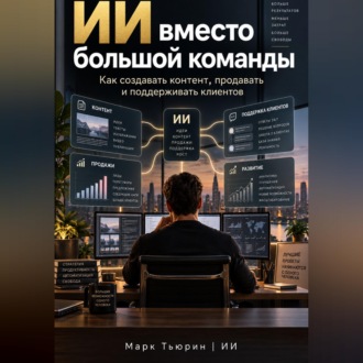 Обложка книги «ИИ вместо большой команды: Как создавать контент, продавать и поддерживать клиентов»