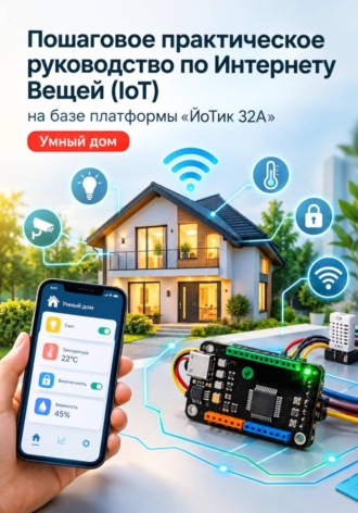 Обложка книги «Пошаговое практическое руководство по Интернету Вещей (IoT) на базе платформы «ЙоТик 32А»»
