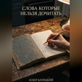 Обложка книги «Слова которые нельзя дочитать»