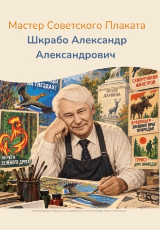 Обложка книги «Мастер Советского Плаката Шкрабо Александр Александрович»