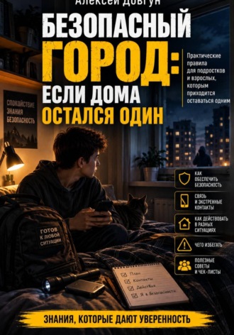Обложка книги «Безопасный город: Если дома остался один»