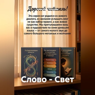 Обложка книги «Слово - Свет»