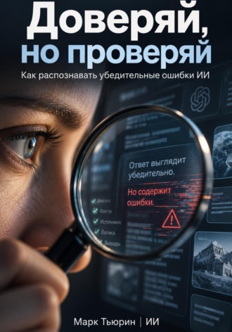 Обложка книги «Доверяй, но проверяй: Как распознавать убедительные ошибки ИИ»
