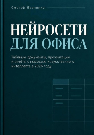 Обложка книги «Нейросети для офиса»