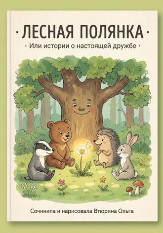 Обложка книги «Лесная полянка или истории о настоящей дружбе»