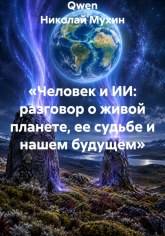 Обложка книги ««Человек и ИИ: разговор о живой планете, ее судьбе и нашем будущем»»