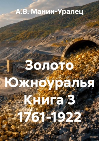 Обложка книги «Золото Южноуралья Книга 3 1761-1922»