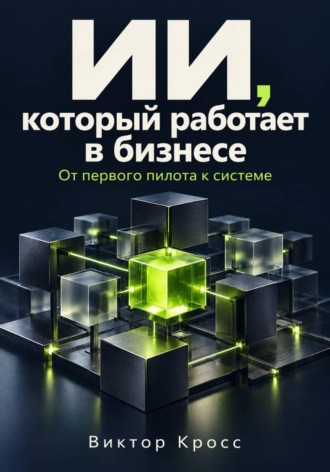 Обложка книги «ИИ, который работает в бизнесе. От первого пилота к системе»