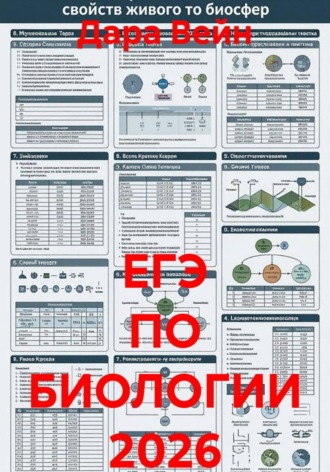 Обложка книги «ЕГЭ по биологии 2026»