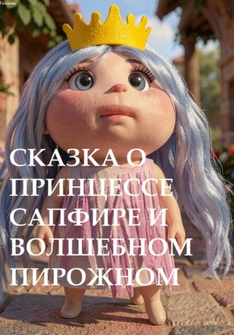 Обложка книги «Сказка о принцессе Сапфире и волшебном пирожном»