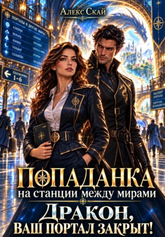 Обложка книги «Попаданка на станции между мирами. Дракон, ваш портал закрыт!»