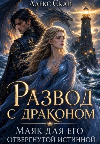 Обложка книги «Развод с драконом. Маяк для его отвергнутой истинной»