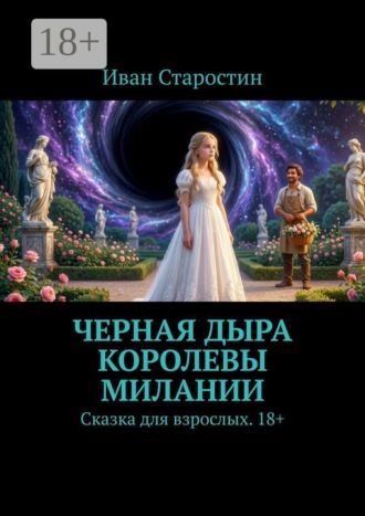Обложка книги «Черная дыра королевы Милании. Сказка для взрослых. 18+»