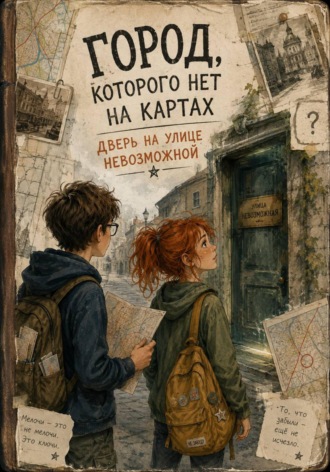 Обложка книги «Город, которого нет на картах. Дверь на улице Невозможной»