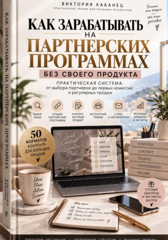 Обложка книги «Как зарабатывать на партнёрских программах без своего продукта»