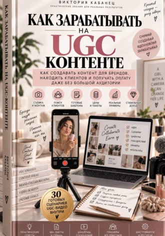 Обложка книги «Как зарабатывать на UGC-контенте»