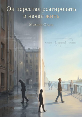 Обложка книги «Он перестал реагировать и начал жить»