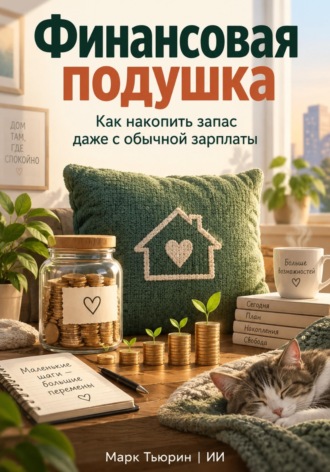 Обложка книги «Финансовая подушка. Как накопить запас даже с обычной зарплаты»