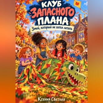 Обложка книги «Клуб запасного плана: Змей, который не хотел летать»