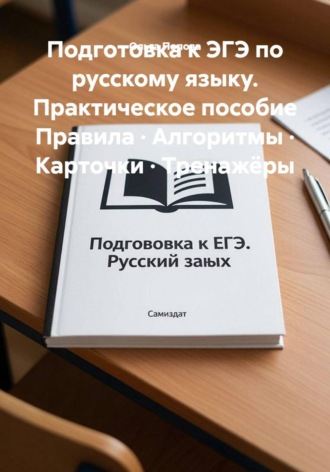 Обложка книги «Подготовка к ЭГЕ по русскому языку. Практическое пособие Правила · Алгоритмы · Карточки · Тренажёры»