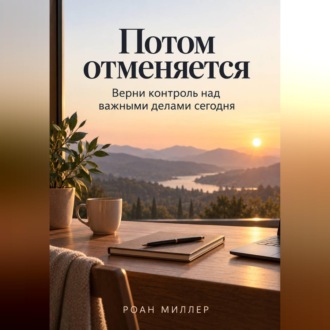 Обложка книги «Потом отменяется. Верни контроль над важными делами сегодня»