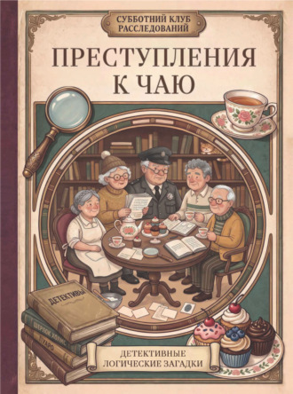 Обложка книги «Преступления к чаю. Детективные логические загадки»
