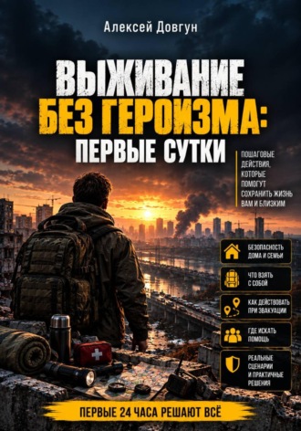 Обложка книги «Выживание без героизма: Первые сутки»