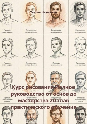 Обложка книги «Курс рисования Полное руководство от основ до мастерства 20 глав практического обучения»