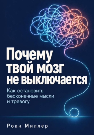 Обложка книги «Почему твой мозг не выключается. Как остановить бесконечные мысли и тревогу»